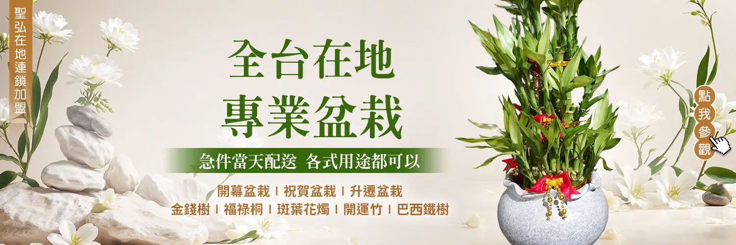 全台在地盆栽店banner