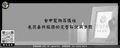 台中寵物葬儀社－毛孩善終服務的完整解說與步驟